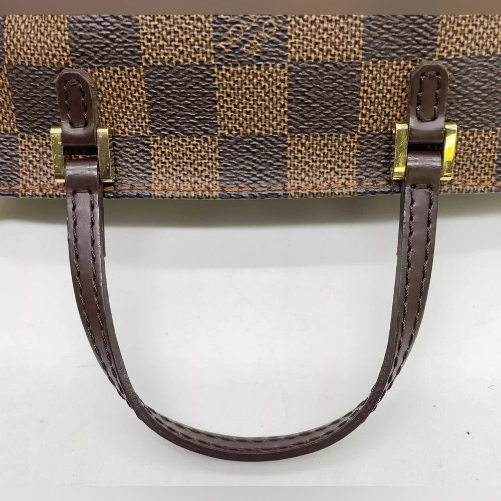 Authentic Louis Vuitton Damier Ebene Manosque GM Pouch W/Box mini bag - Picture 14 of 17